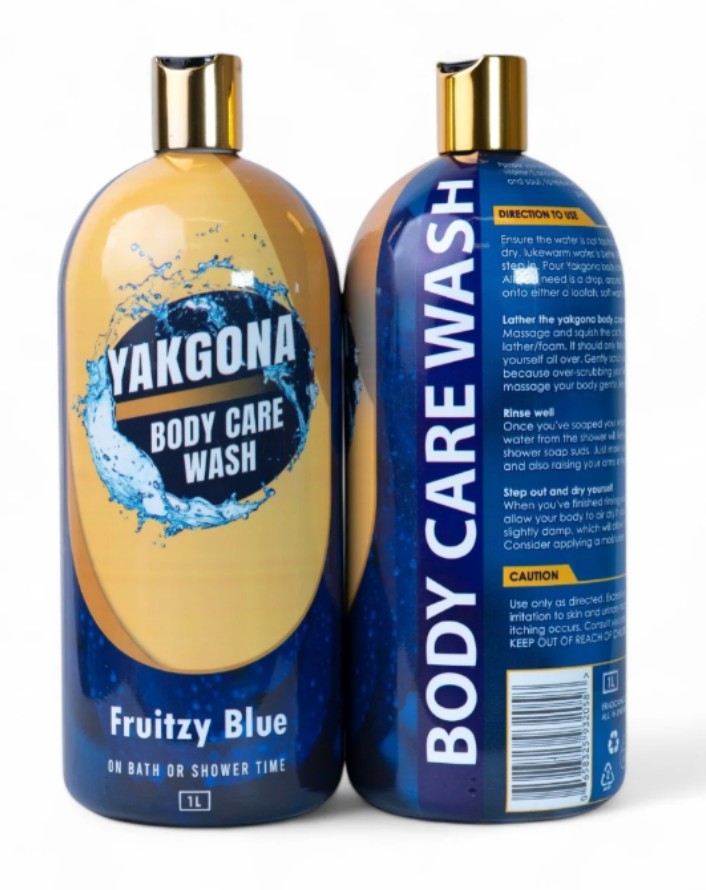 Yakgona Body Care Wash Fruitzy Blue